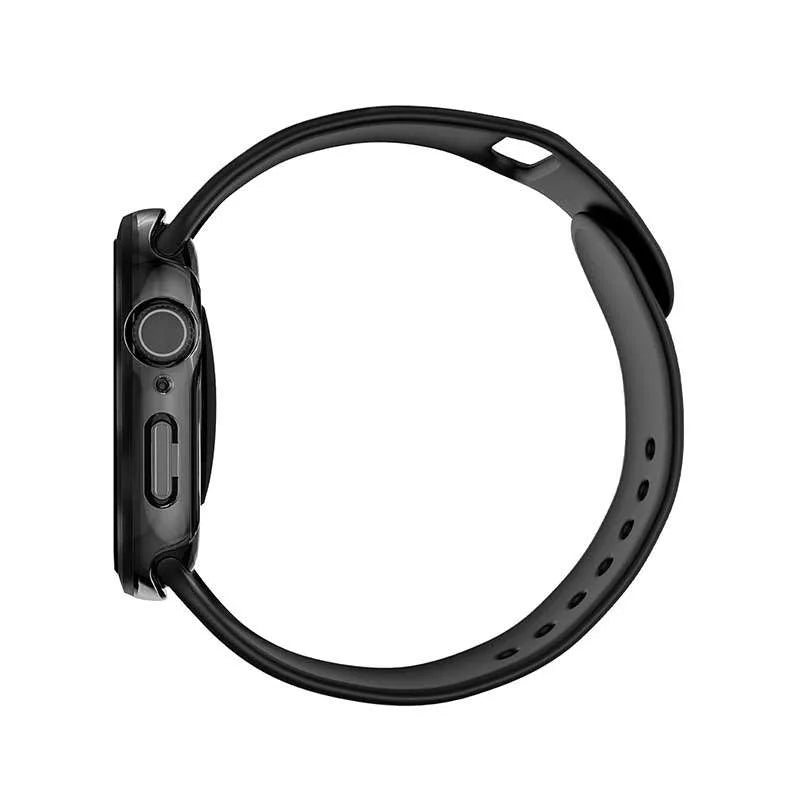 UNIQ Voute Case with Screen Protection for Apple Watch Series 10 42MM – Black
