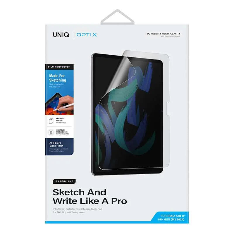 Uniq Optix Paper Sketch Screen Protector for Apple iPad Air 11 inch (2024)