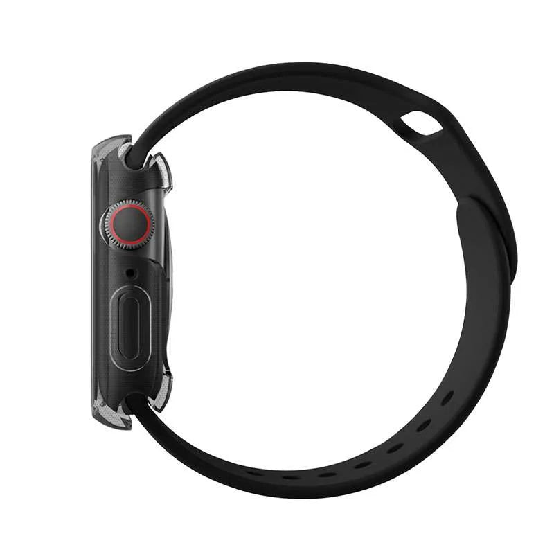 UNIQ Garde Case with Screen Protection for Apple Watch Series 10 42MM – Clear Smoke