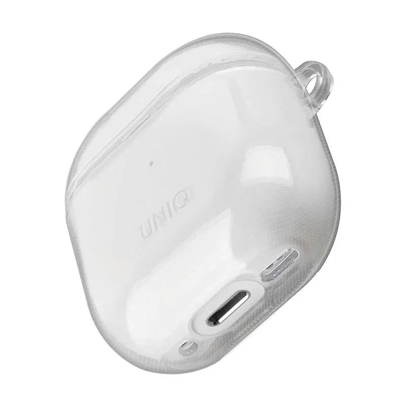 جراب تعليق Uniq GLASE لسماعات Airpods الجيل الرابع (2024) - شفاف لامع