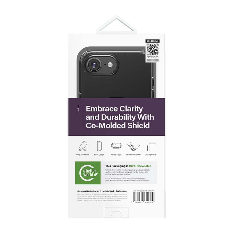 UNIQ LifePro Tinsel Vapour iPhone SE (20/22) smoke