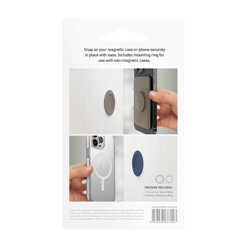 قاعدة تثبيت مغناطيسية Uniq Flixa - أزرق داكن 