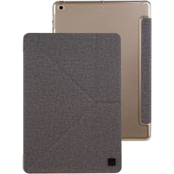 UNIQ Yorker Canvas case with stand iPad 9.7" (2017/2018) gray
