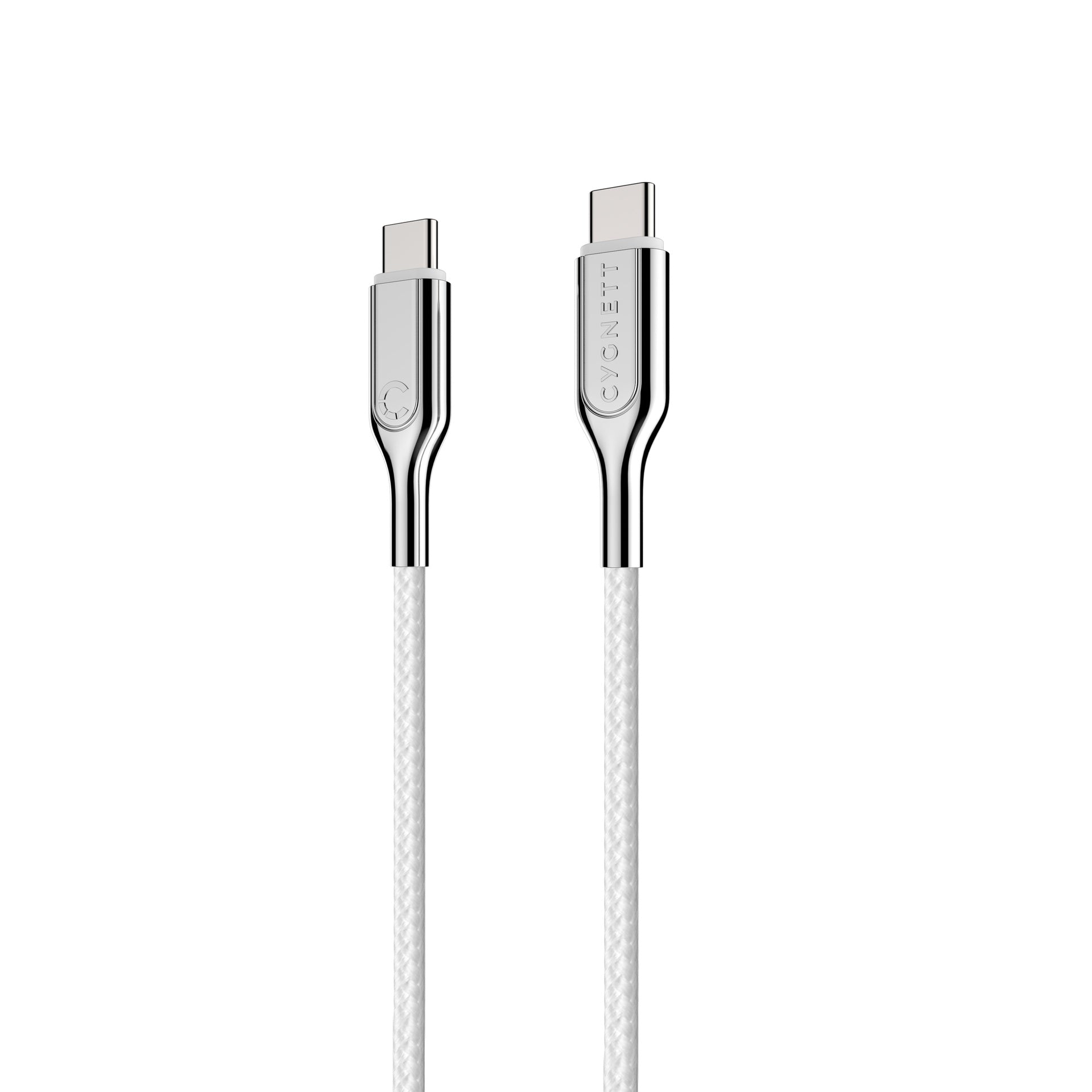 كابل Cygnett Armour 2.0 USB-C إلى USB-C 5A/100W بطول 2 متر (أبيض)