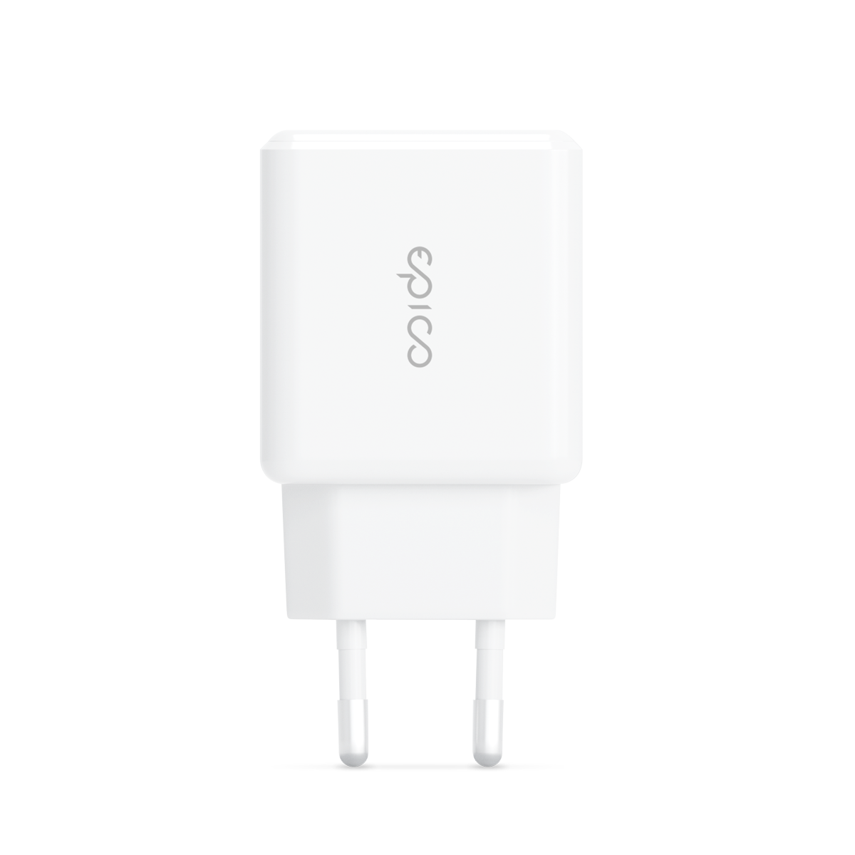 شاحن EPICO Pro بقوة 38 واط مع قابس بريطاني - أبيض