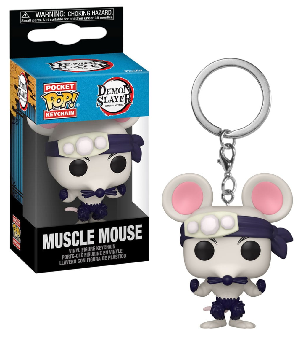 Pocket Pop! Animation: Demon Slayer – Muscle Mouse Keychain Figure