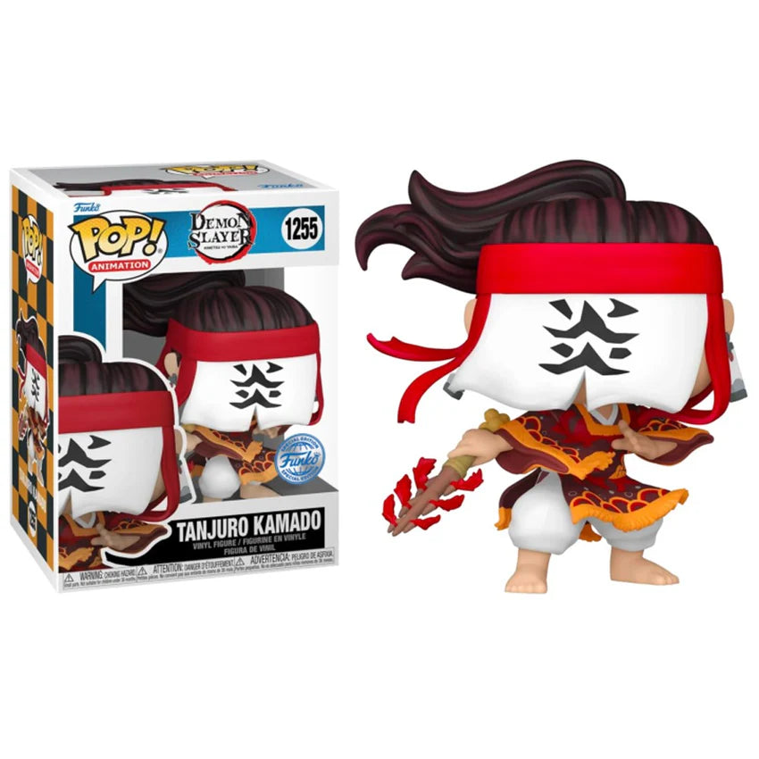 Pop! Animation: Demon Slayer – Tanjuro Kamado (Exclusive) Vinyl Figure