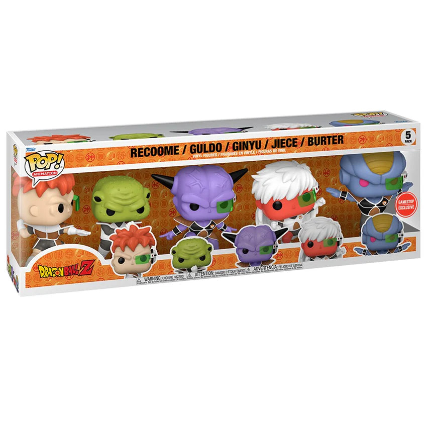 Pop! Animation: Dragon Ball Z S10 - Ginyu Force 5-Pack (Exclusive)