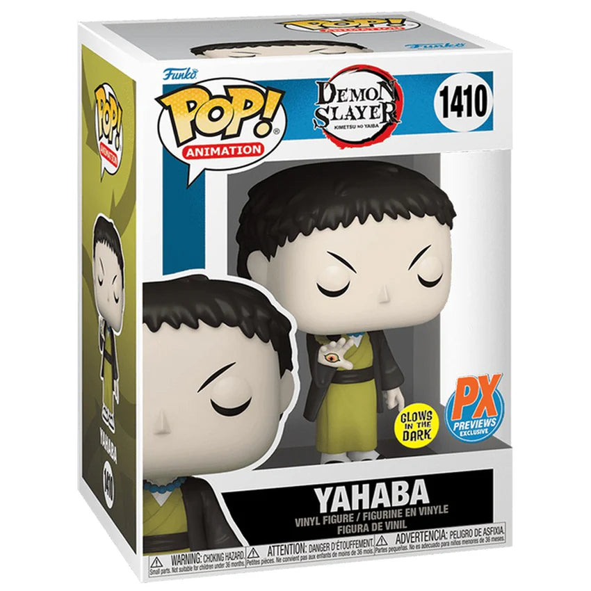 Pop! Animation: Demon Slayer – Yahaba (Glow-in-the-Dark Exclusive) Vinyl Figure