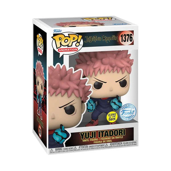 Pop! Animation: Jujutsu Kaisen – Yuji Itadori Divergent Fist (Glow-in-the-Dark Exclusive)