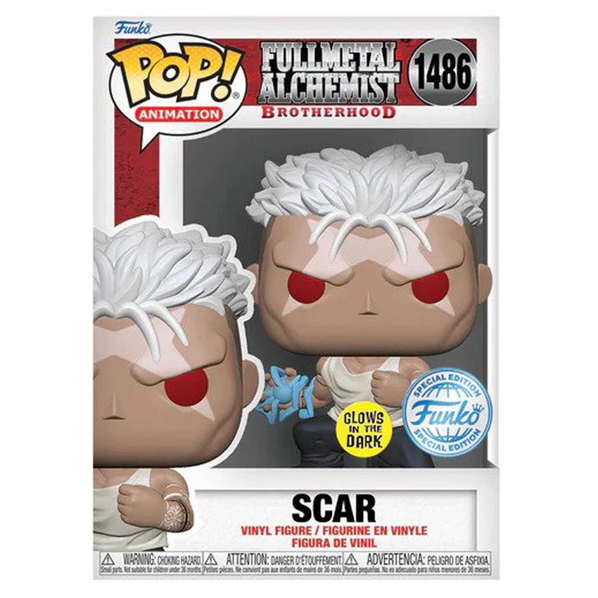 Pop! Animation: Fullmetal Alchemist: Brotherhood – Scar (GITD) (Exclusive)