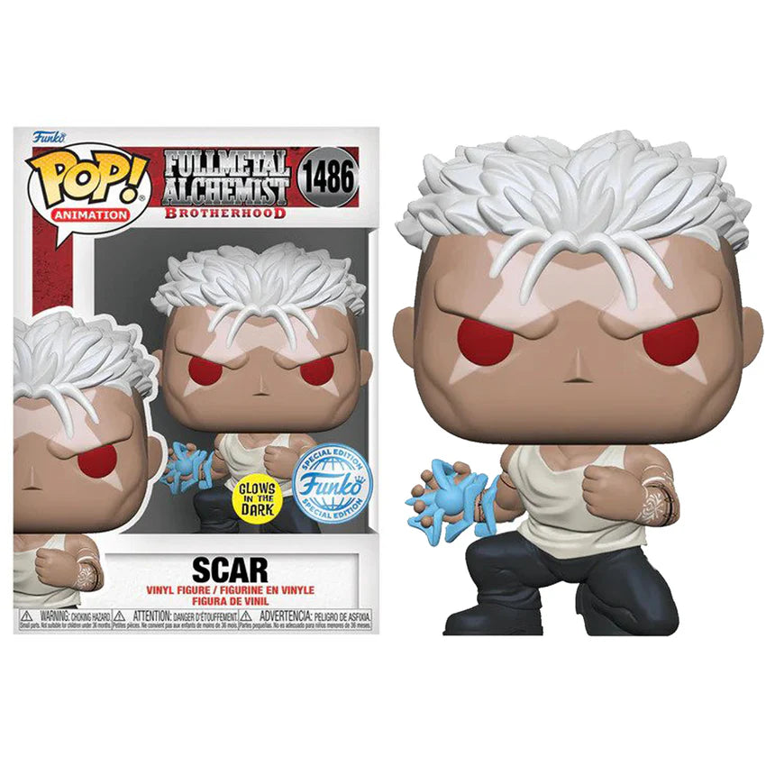 Pop! Animation: Fullmetal Alchemist: Brotherhood – Scar (GITD) (Exclusive)