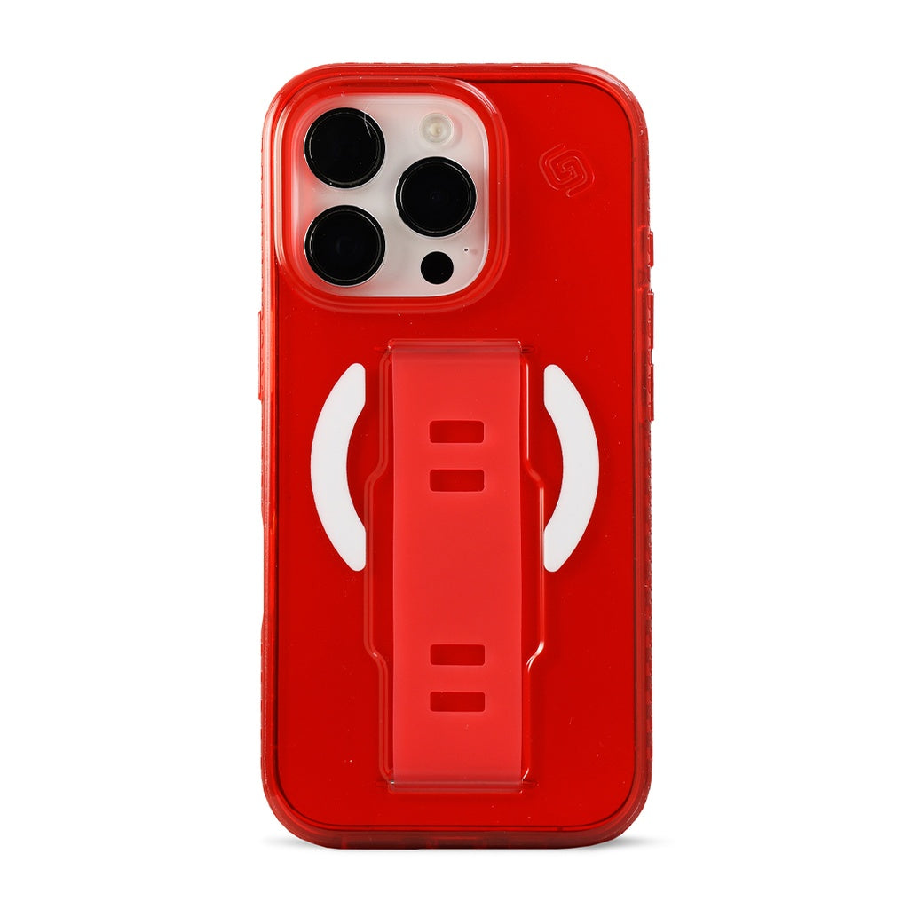 Grip2u Slim MagSafe Case for iPhone 16 Pro (Red)