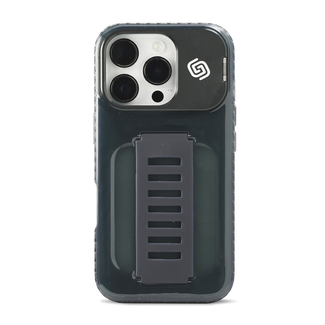 Grip2u Boost Case with Stand for iPhone 16 Pro Max (Grey)