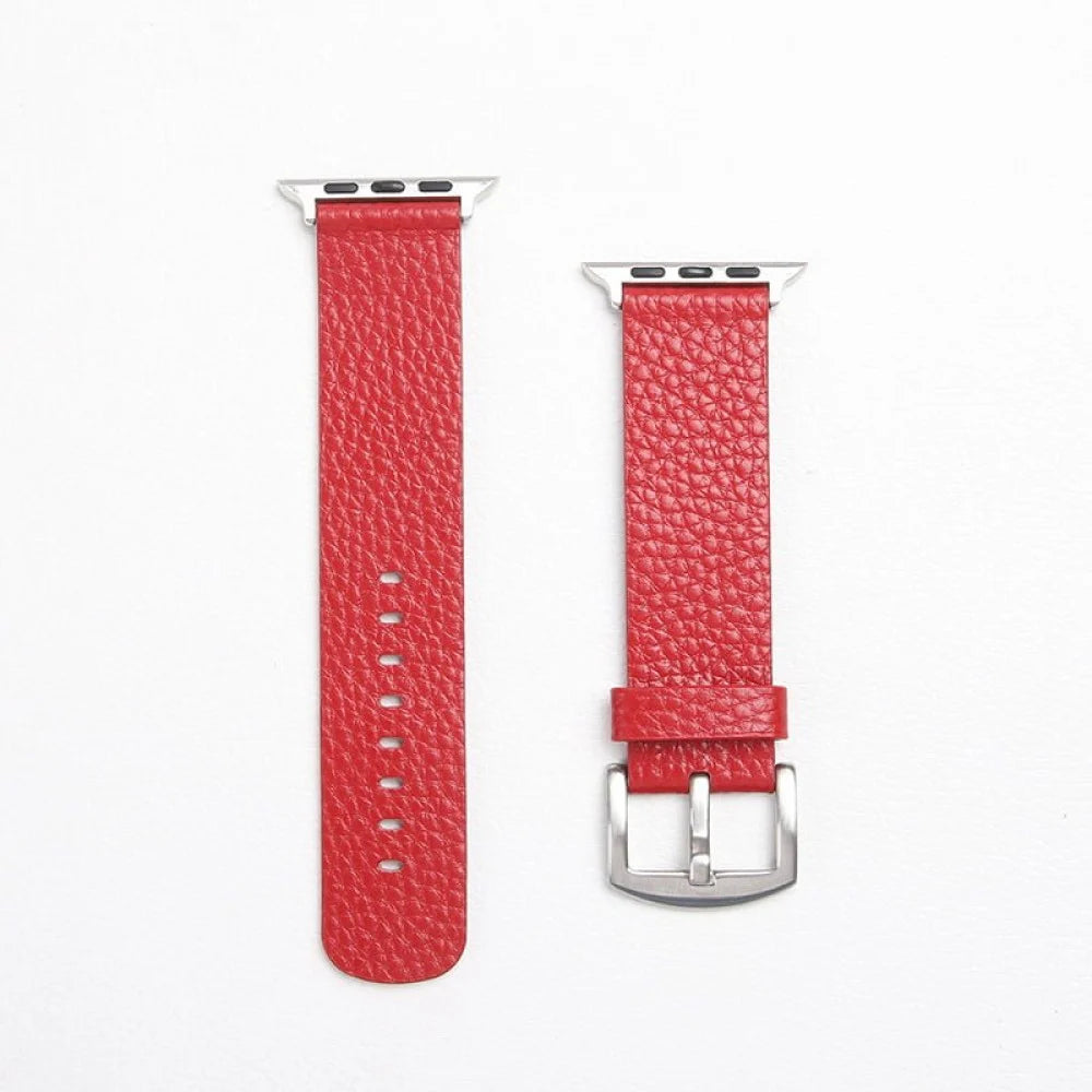 Pukka Leather Strap for Apple Watch 42/44mm - Red
