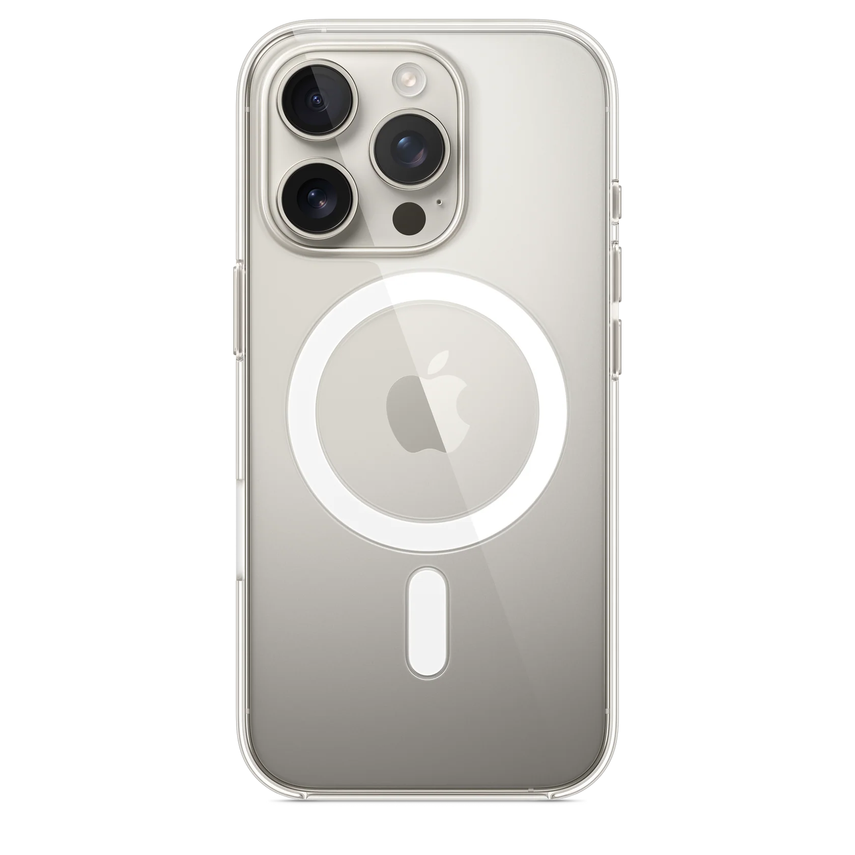 جراب Apple iPhone 16 Pro مع MagSafe شفاف