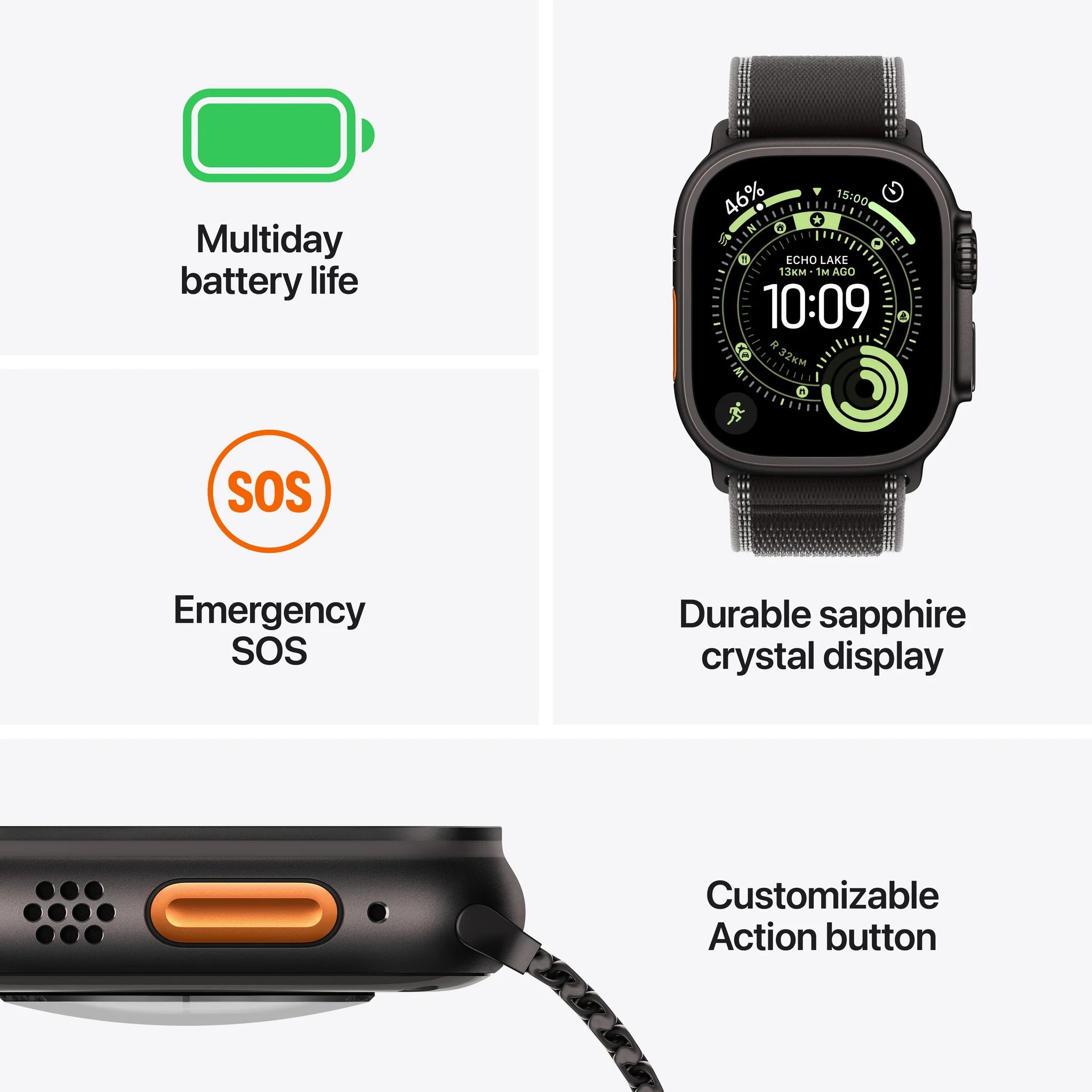 Apple Watch Ultra 3 with Trail Loop