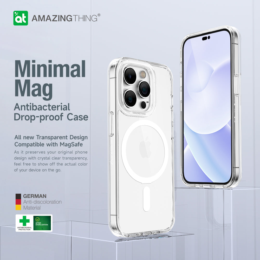جراب AT IPHONE 14 PRO 6.1 MINIMAL MAGSAFE المقاوم للسقوط