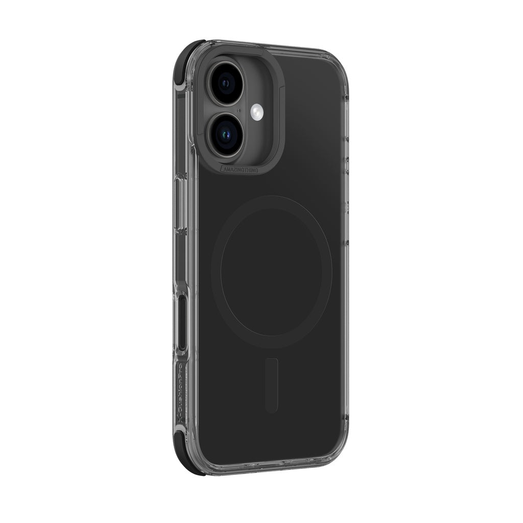 جراب Omni Mag من AMAZINGTHING لهاتف iPhone 16 - أسود