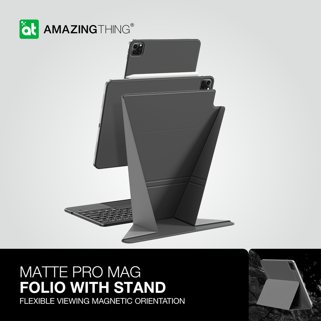 حافظة AT MATTE PRO MAG FOLIO مع حامل لجهاز iPad AIR 11