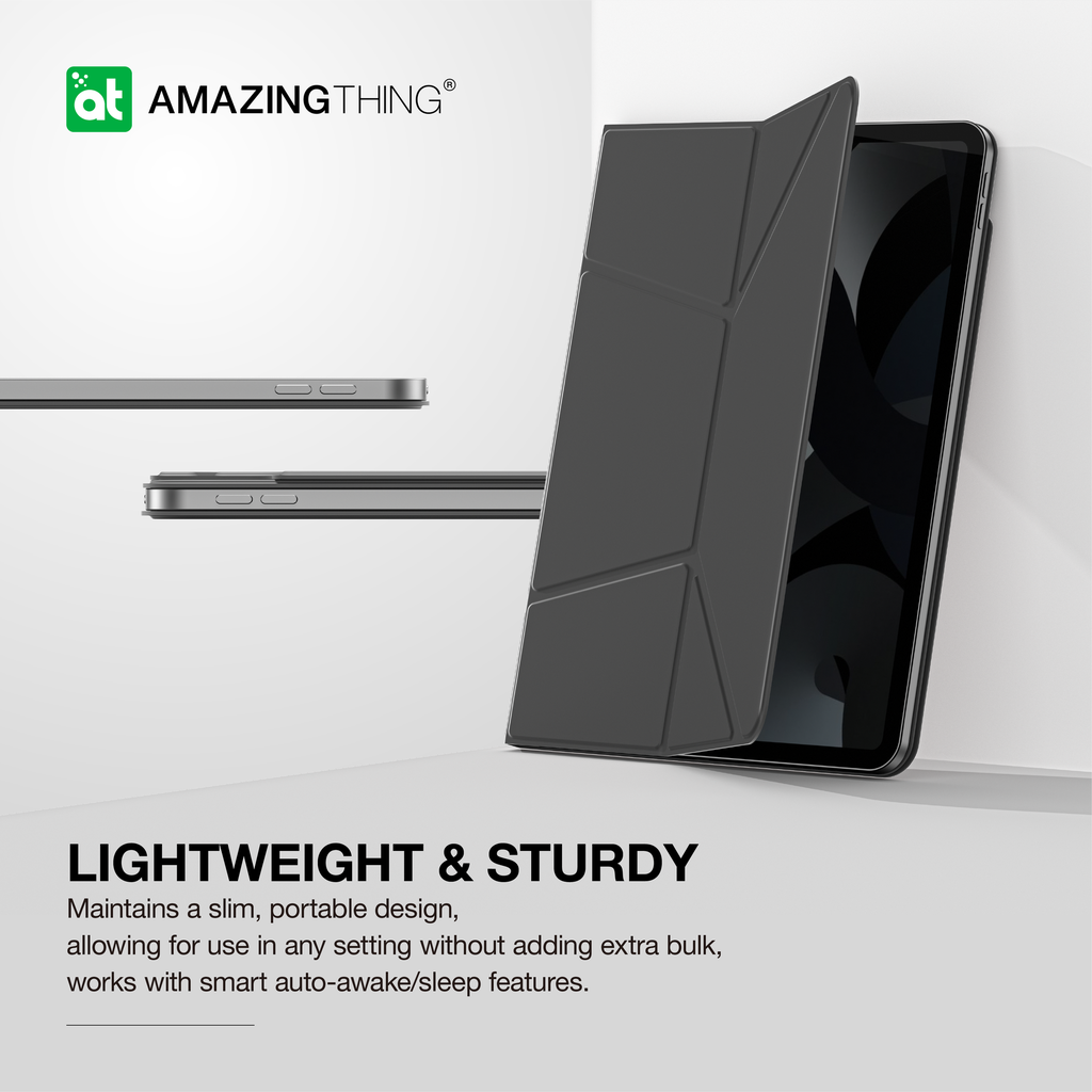 حافظة AT MATTE PRO MAG FOLIO مع حامل لجهاز iPad AIR 13 (M2) 2024 / iPad PRO 12.9