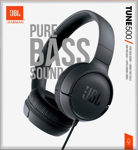 JBL Tune 500 - headphones, black