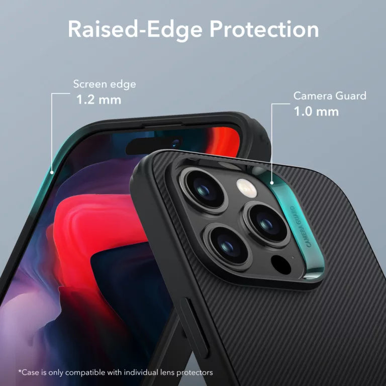 جراب ESR Boost Kickstand لهاتف iPhone 15 Pro Max أسود