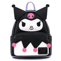 Loungefly Leather: Sanrio Kuromi Cosplay Mini Backpack