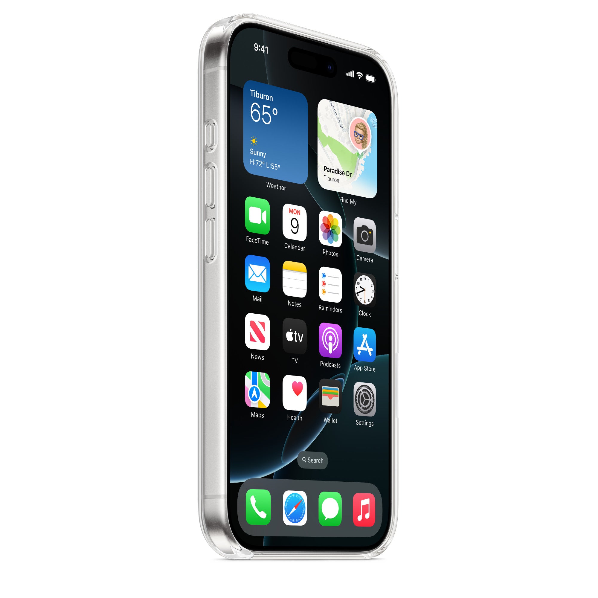 جراب شفاف لجهاز Apple iPhone 16 Pro مع MagSafe 
