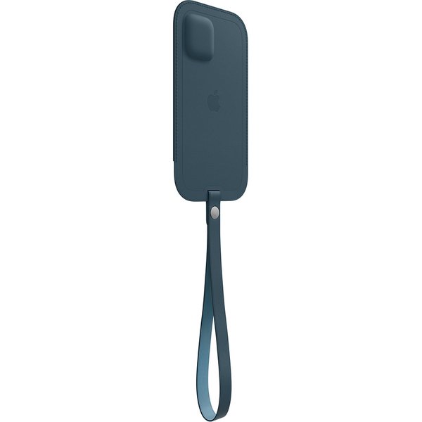 جراب جلدي لجهاز Apple iPhone 12 Pro Max مع MagSafe - أزرق بلطيقي 
