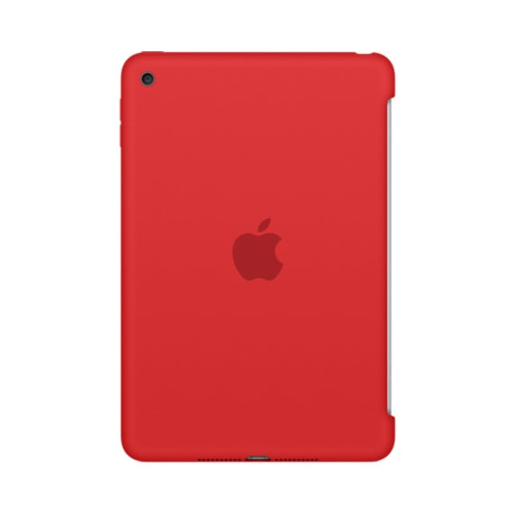جراب سيليكون لجهاز Apple iPad mini 4 - أحمر 
