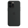 جراب سيليكون لجهاز iPhone 14 Pro Max مزود بخاصية MagSafe - منتصف الليل