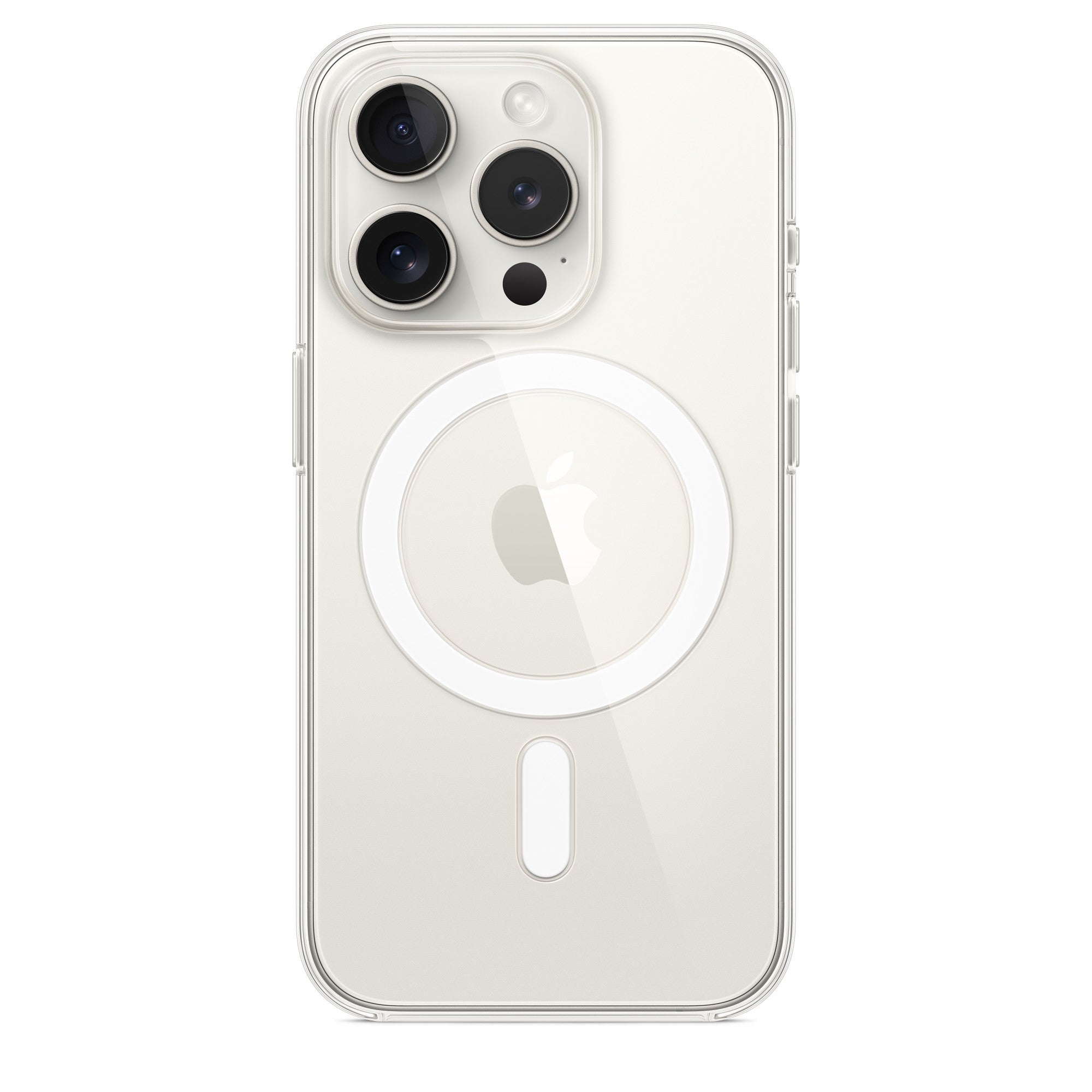 جراب شفاف لجهاز iPhone 15 Pro مع MagSafe 