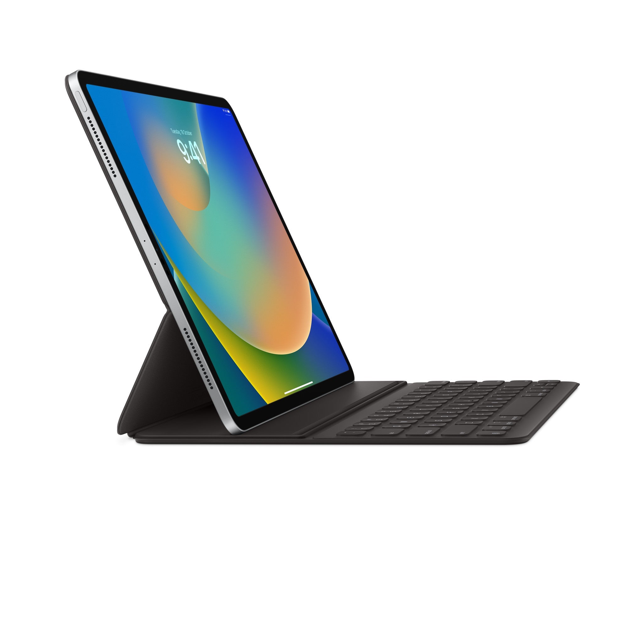 لوحة مفاتيح ذكية لجهاز iPad Folio 12.9 باللغتين العربية والإنجليزية