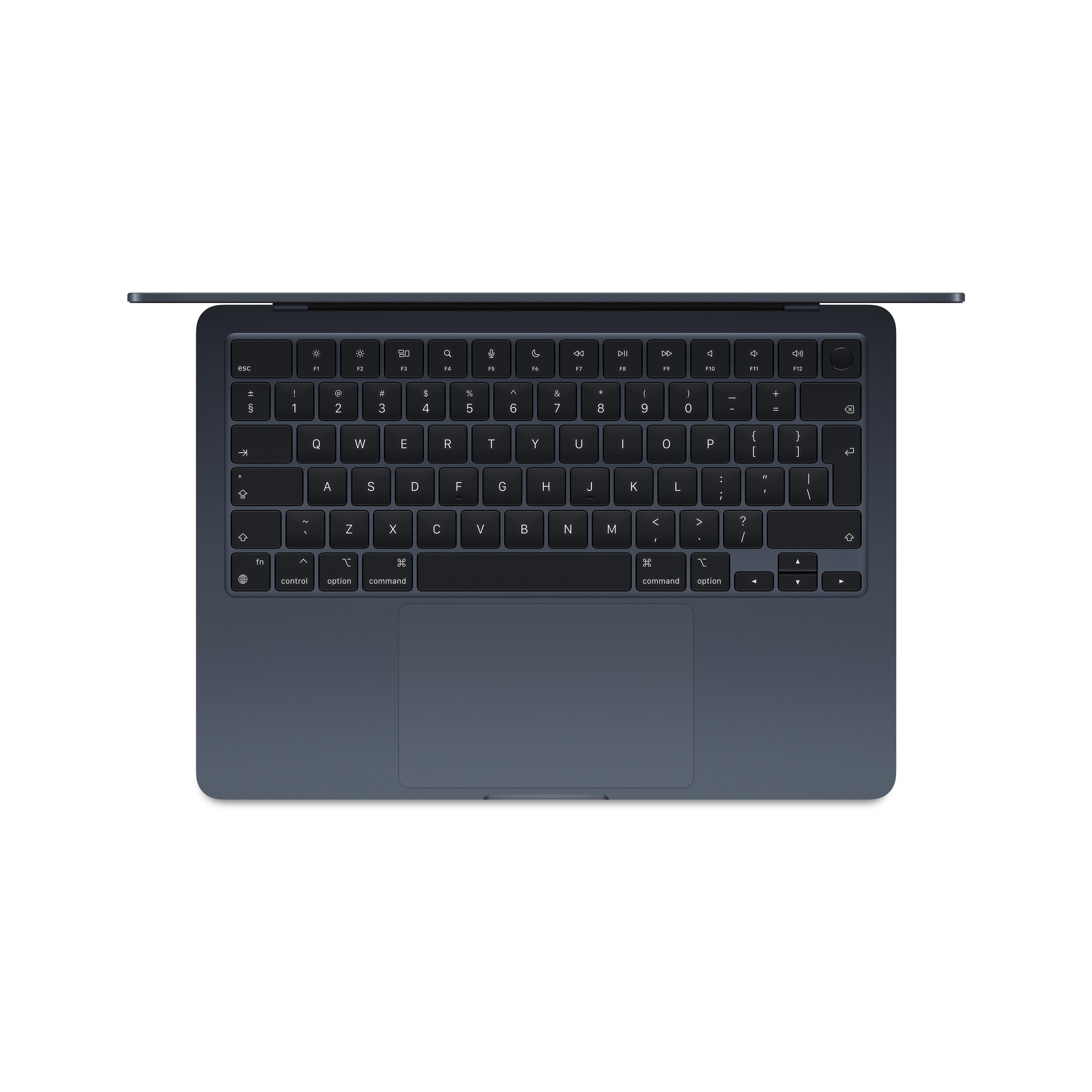 جهاز MacBook Air M3 مقاس 13 بوصة مزود بشريحة Apple M3 مع وحدة معالجة مركزية ثمانية النواة ووحدة معالجة رسومية ثمانية النواة 