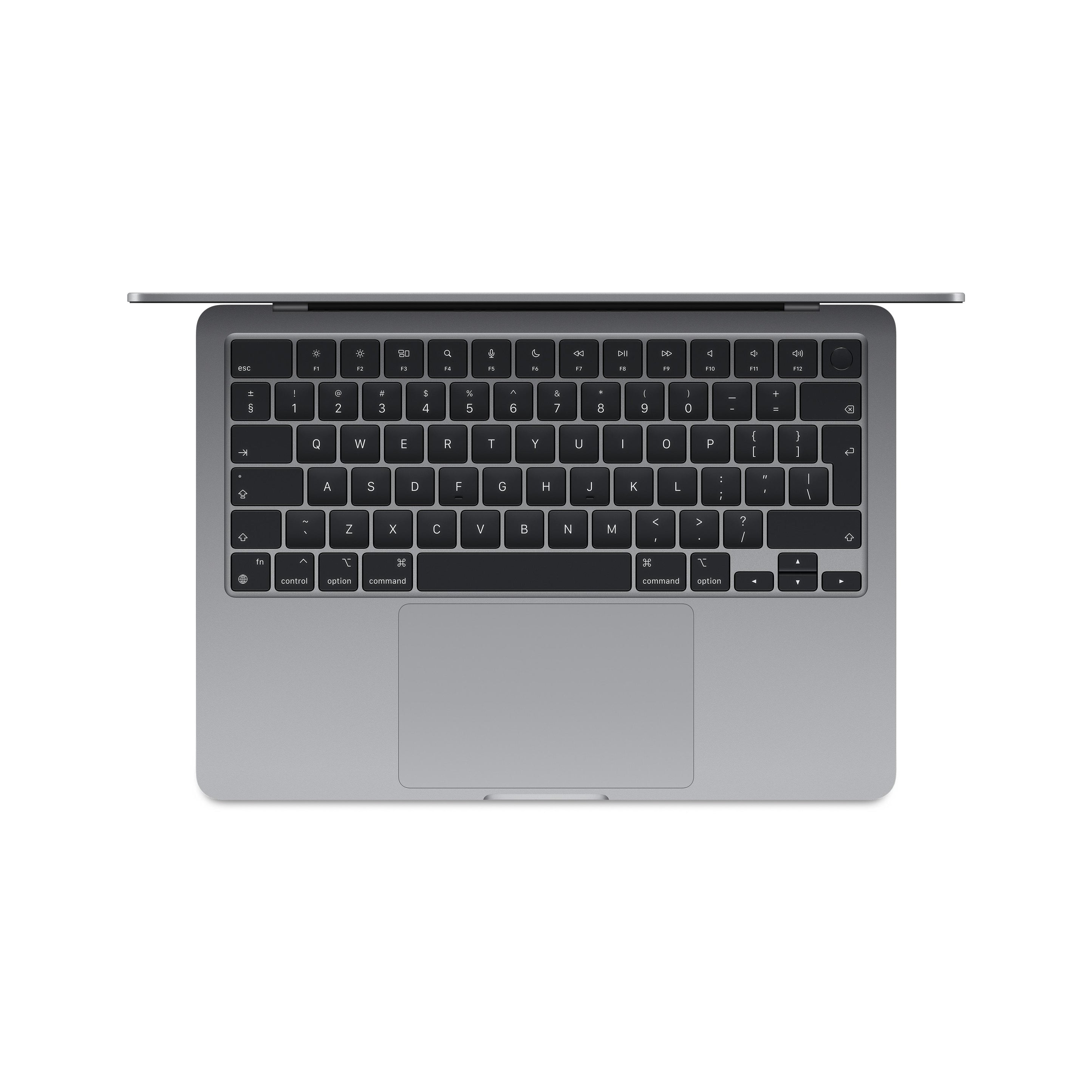 جهاز MacBook Air M3 مقاس 13 بوصة مزود بشريحة Apple M3 مع وحدة معالجة مركزية ثمانية النواة ووحدة معالجة رسومية ثمانية النواة 