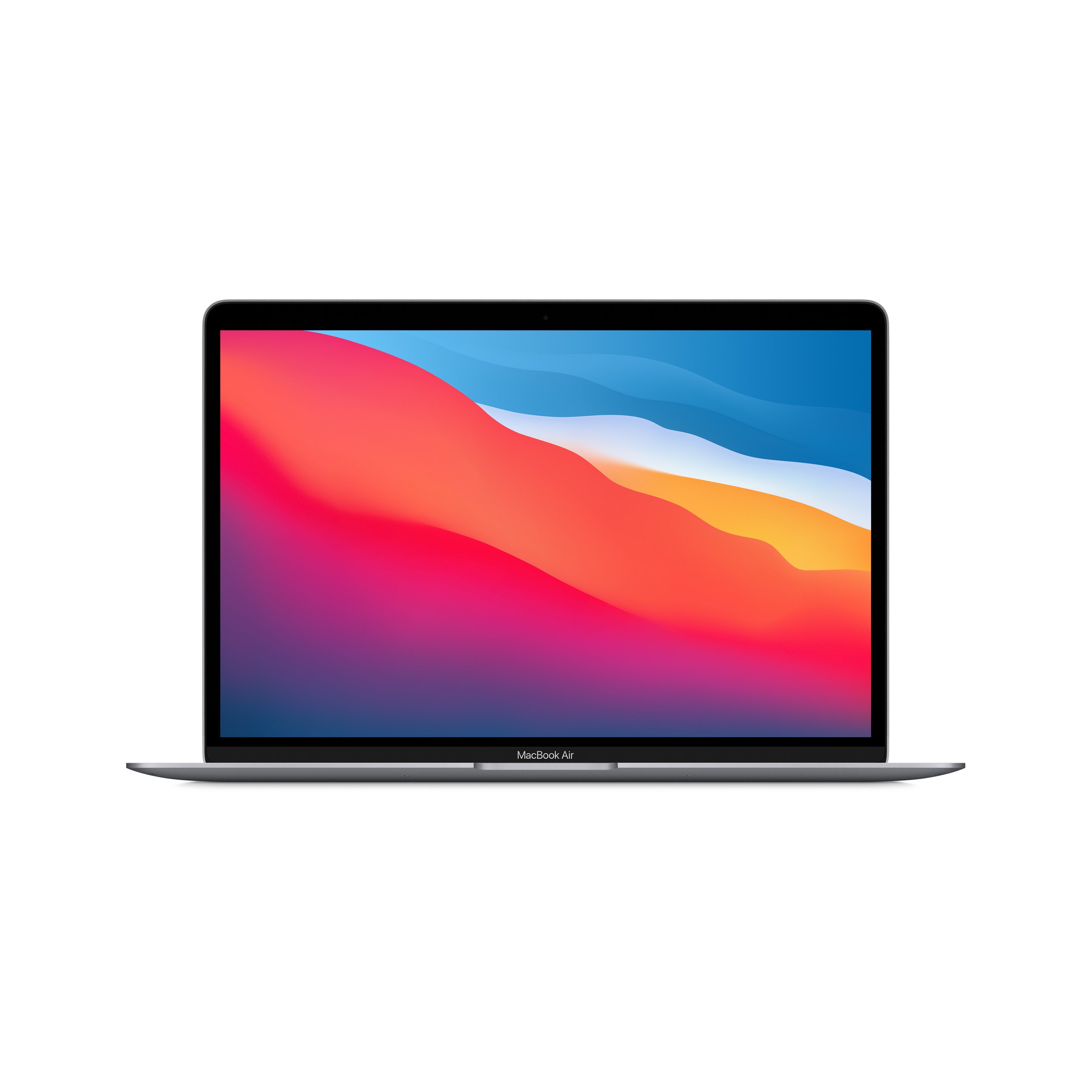 جهاز MacBook Air مقاس 13 بوصة مزود بشريحة Apple M1 مع وحدة معالجة مركزية 8 أنوية ووحدة معالجة رسومية 7 أنوية 