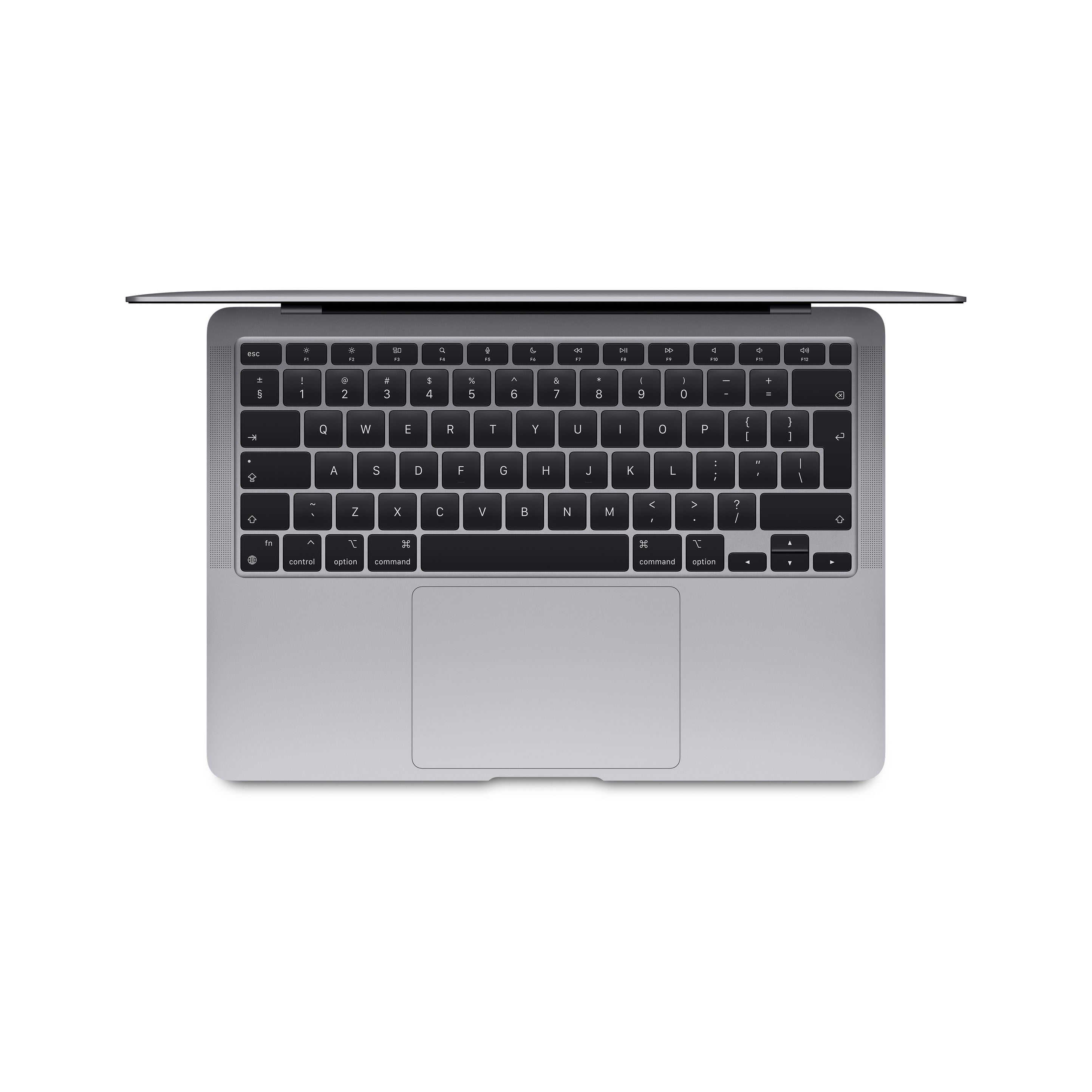 جهاز MacBook Air مقاس 13 بوصة مزود بشريحة Apple M1 مع وحدة معالجة مركزية 8 أنوية ووحدة معالجة رسومية 7 أنوية 