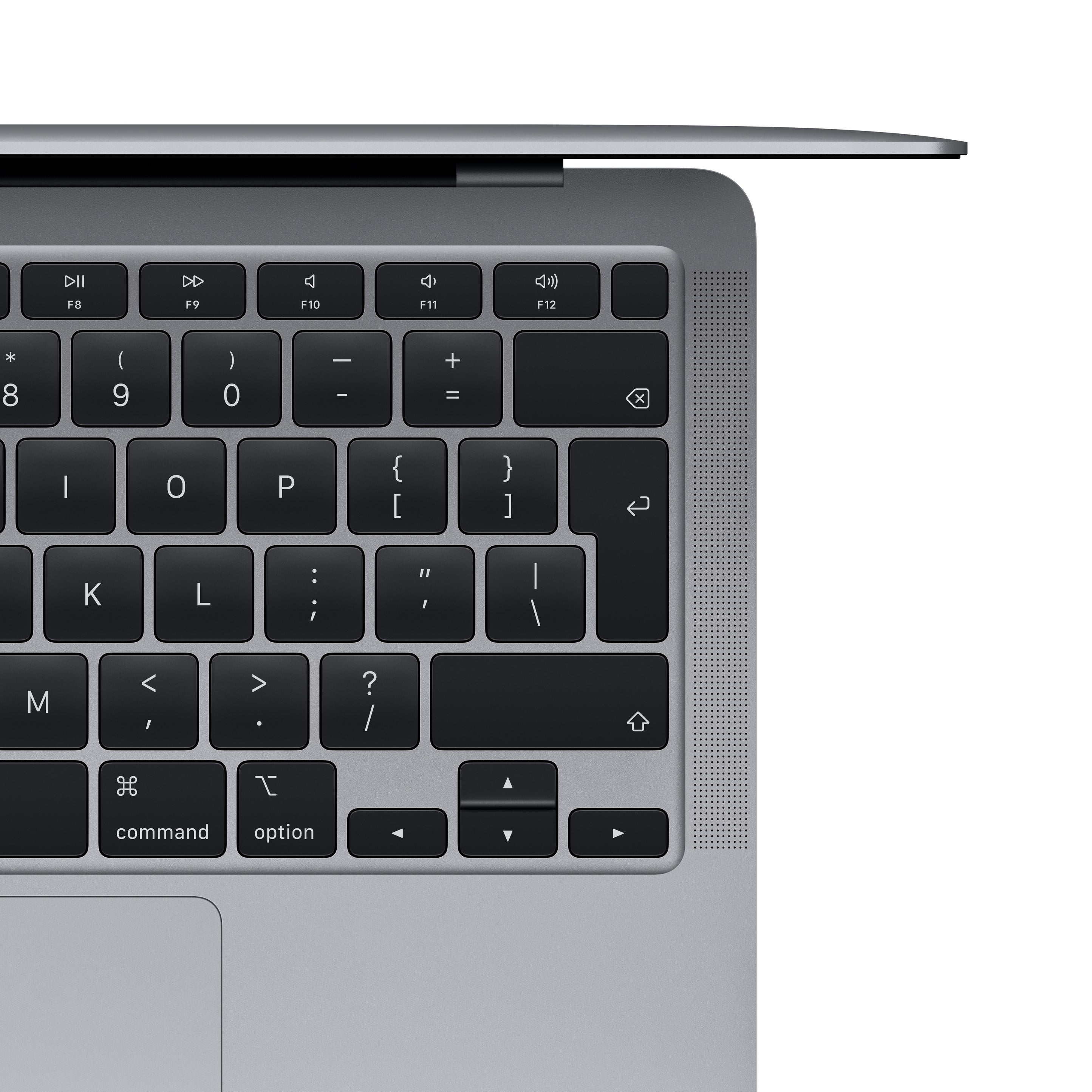 جهاز MacBook Air مقاس 13 بوصة مزود بشريحة Apple M1 مع وحدة معالجة مركزية 8 أنوية ووحدة معالجة رسومية 7 أنوية 