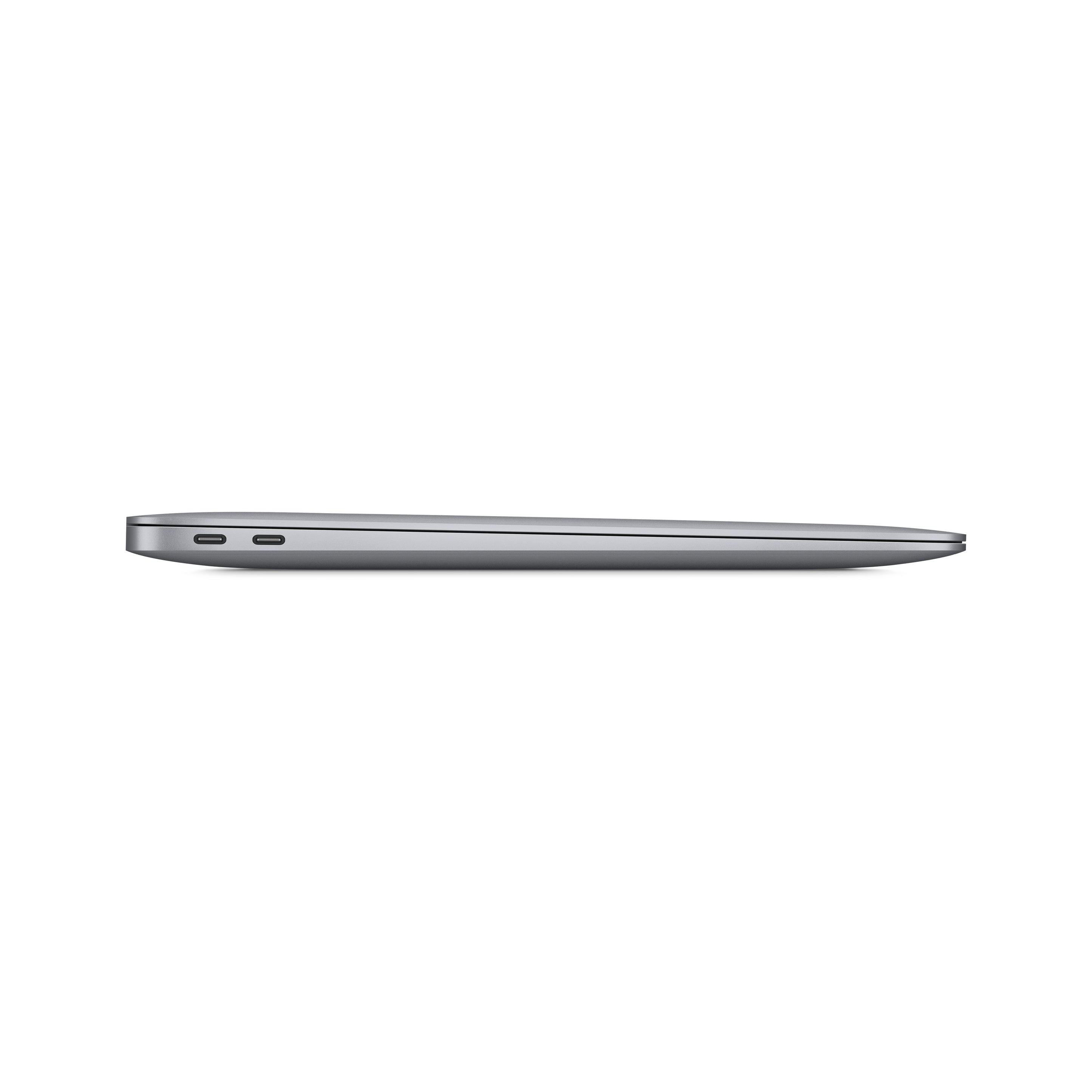 جهاز MacBook Air مقاس 13 بوصة مزود بشريحة Apple M1 مع وحدة معالجة مركزية 8 أنوية ووحدة معالجة رسومية 7 أنوية 