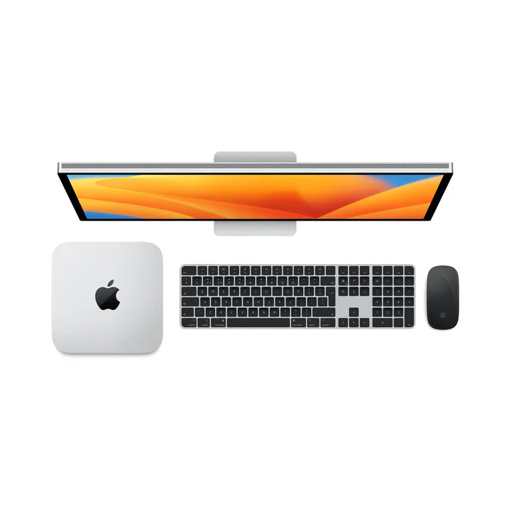 جهاز Apple Mac Mini M2 مع معالج ثماني النواة ووحدة معالجة رسومية عشرية النواة وذاكرة SSD سعة 256 جيجابايت
