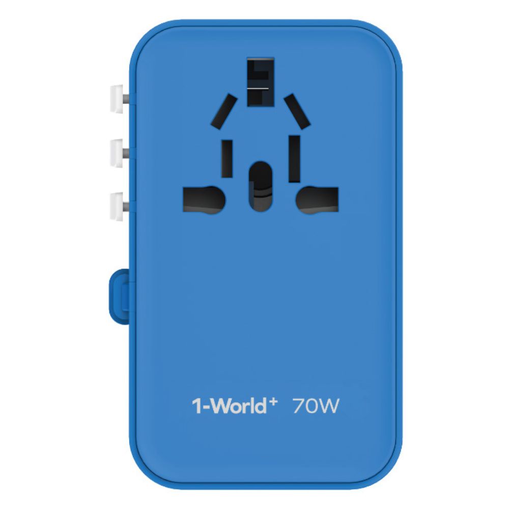 Momax GaN 70W 3-Port Power Strip and Charger with USB-C Cable