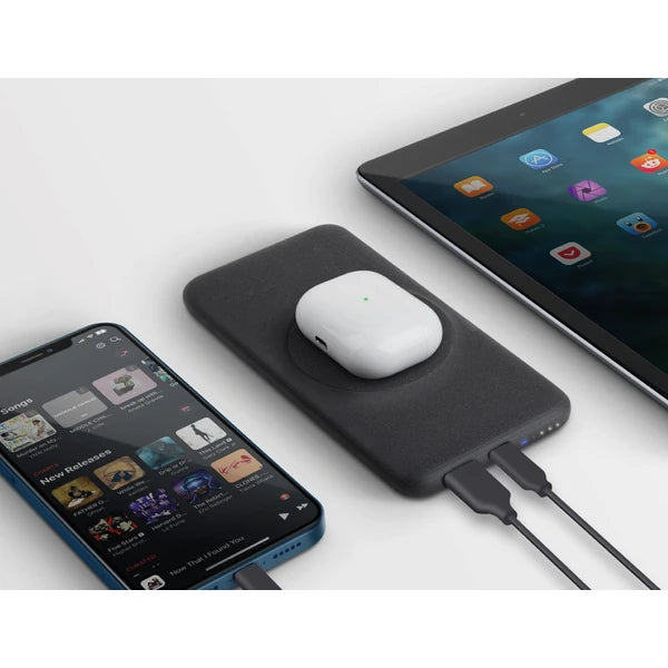 UNIQ Hyde Air Click power bank with MagSafe, USB-C (PD), 10000 mAh charcoal gray