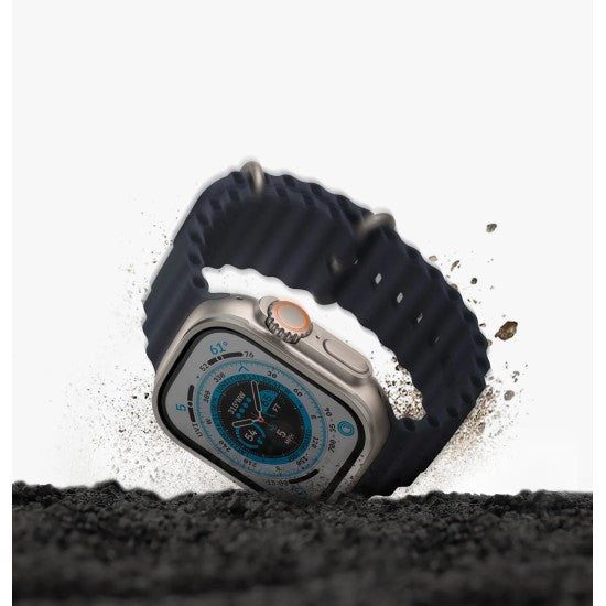 UNIQ Optix Duo Pro Anti-Reflective Glass Protector & Stainless Steel Bezel For Apple Watch Ultra