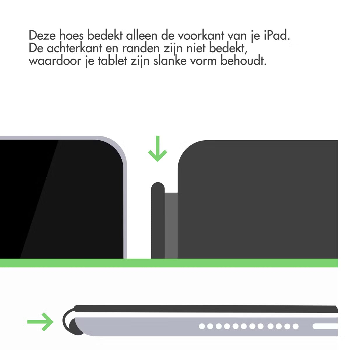 غطاء ذكي لجهاز Apple iPad باللون الوردي الحمضي لأجهزة iPad 7/8/9 أجيال 10.2 بوصة Air 3