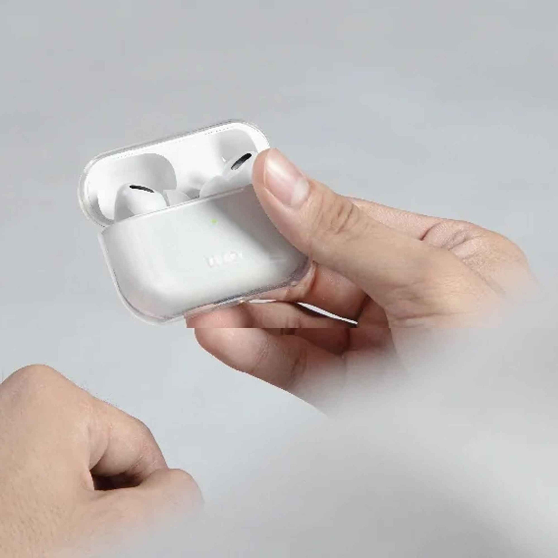 زجاج UNIQ لسماعات Airpods Pro 2 (الجيل الثاني) - دخاني لامع
