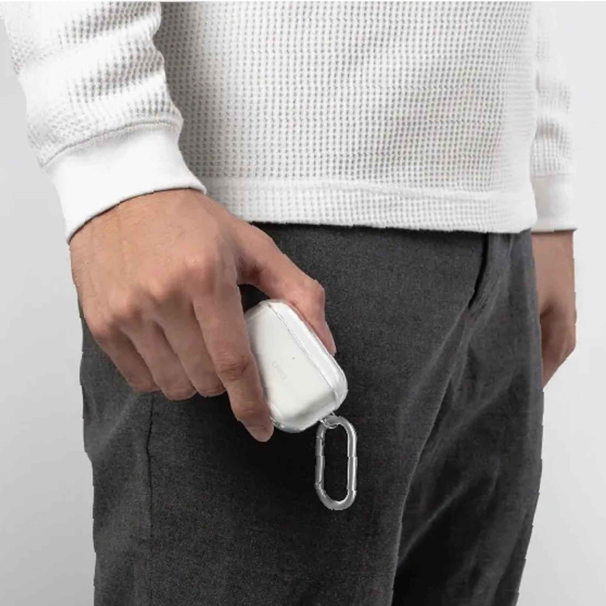 زجاج UNIQ لسماعات Airpods Pro 2 (الجيل الثاني) - دخاني لامع