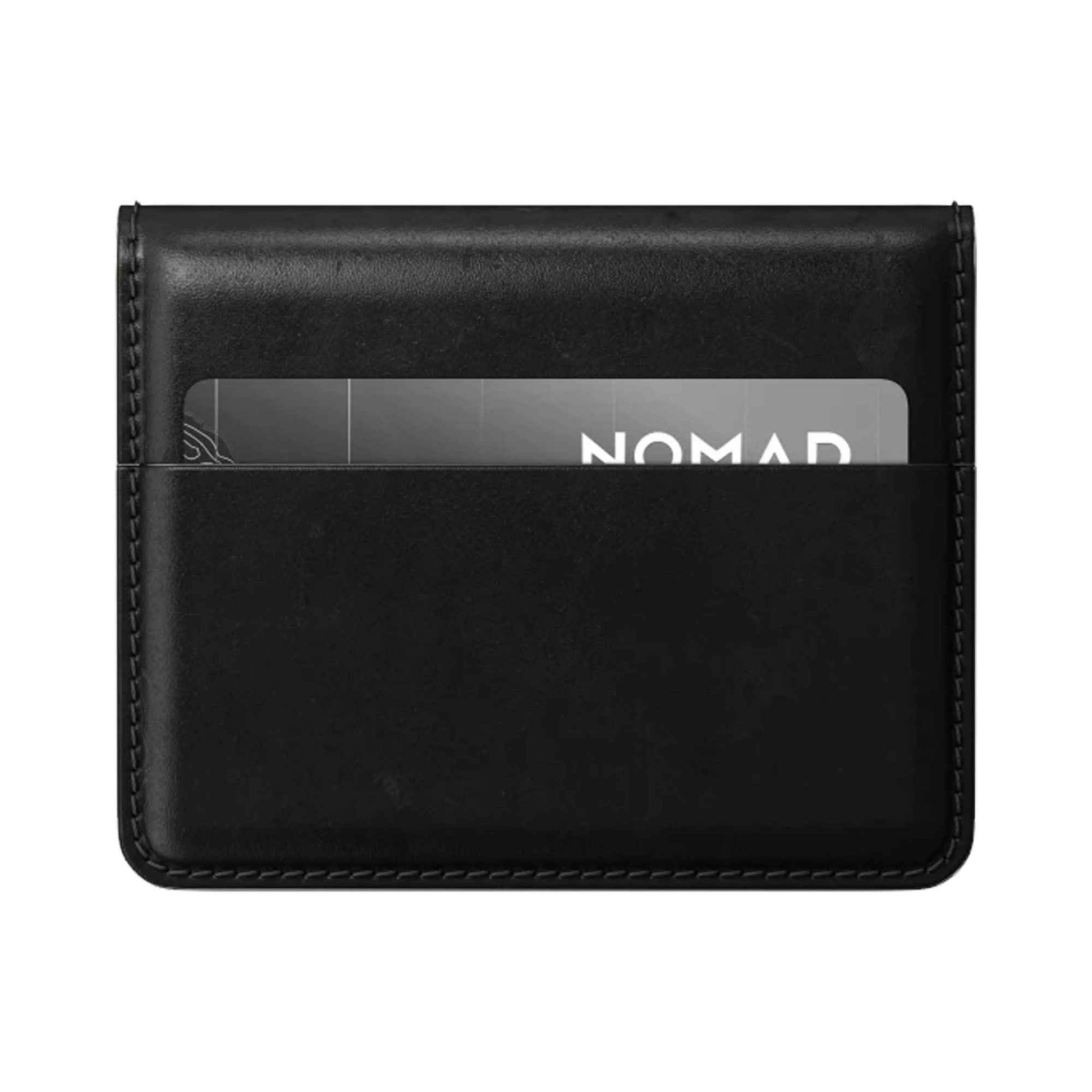 Nomad Horween Card Wallet Plus - Black