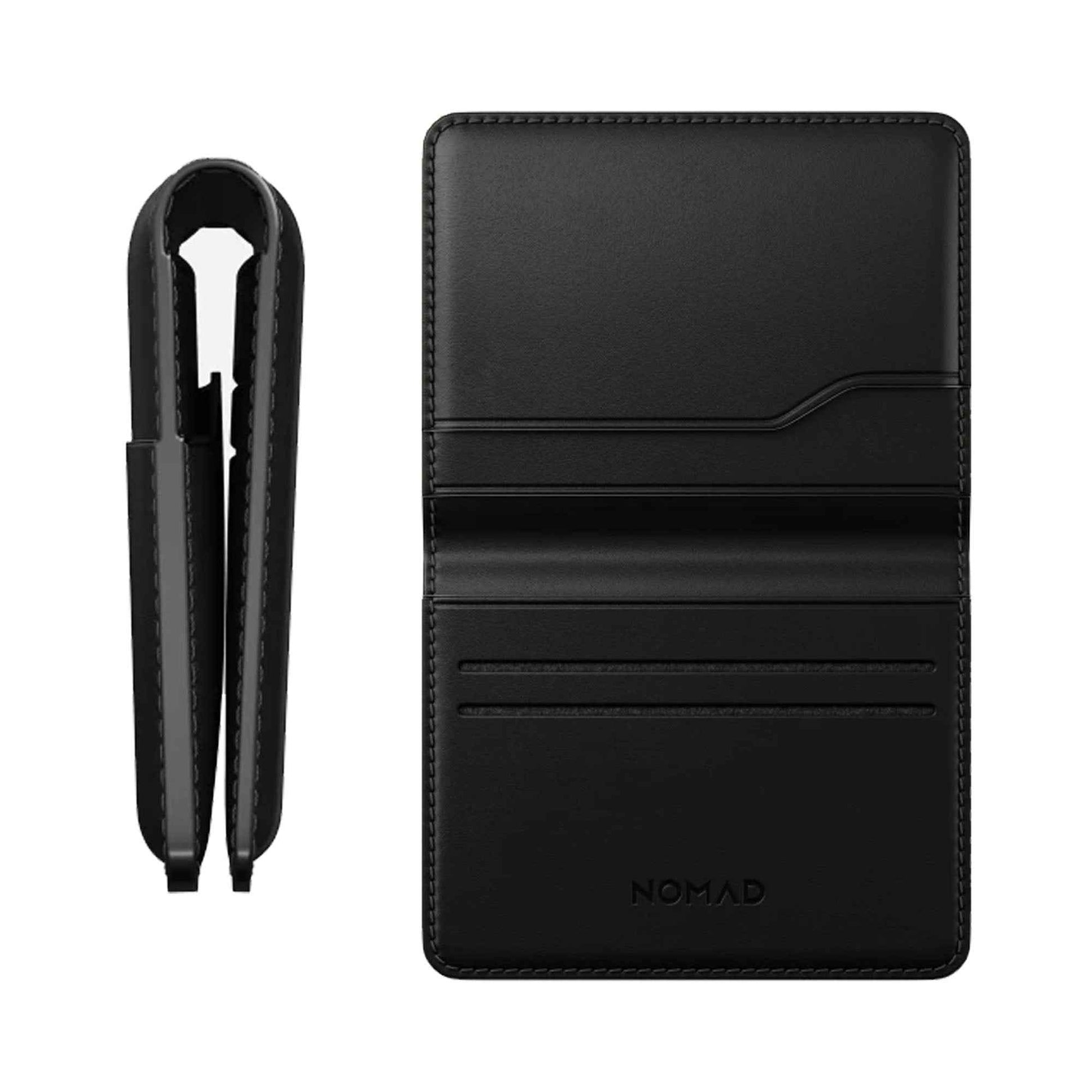 Nomad Horween Card Wallet Plus - Black