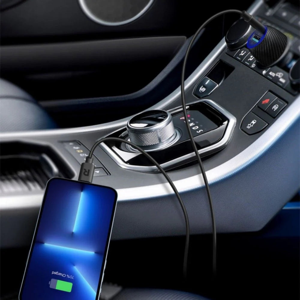 RAVPower PD Pioneer 49W 2 Port Car charger - Black